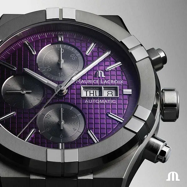 Maurice Lacroix Aikon Automatik Chronograph aus Titan AI6038-TT032-430-1