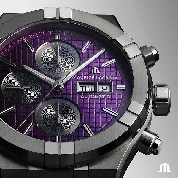 Maurice Lacroix Aikon Automatik Chronograph aus Titan AI6038-TT032-430-1