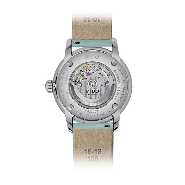 Mido Baroncelli Unterschrift Dame Farben M037.207.16.106.00
