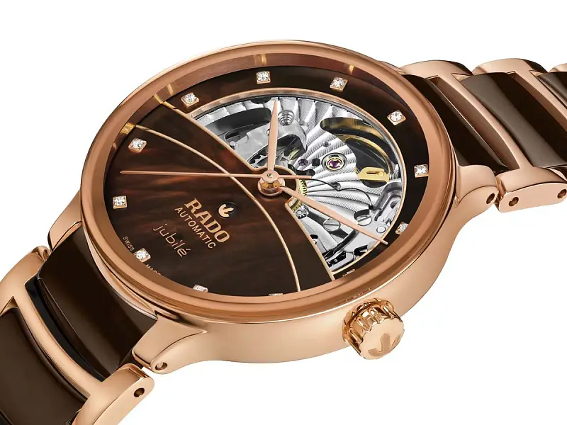 Rado Centrix Automatik Diamanten offenes Herz R30029902