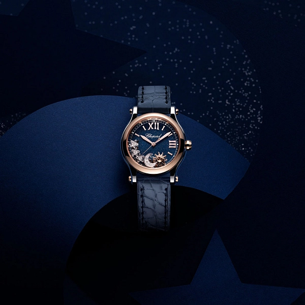 Chopard Happy Sport Sonne, Mond und Sterne 278573-6027
