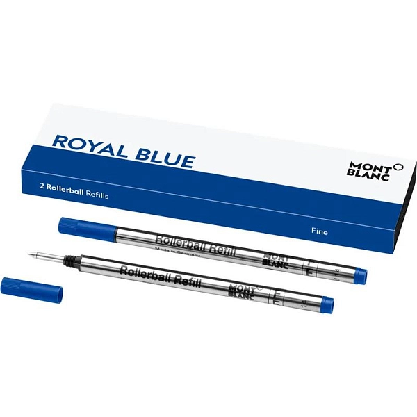 Mine Montblanc Rollerball 128232 F Königsblau