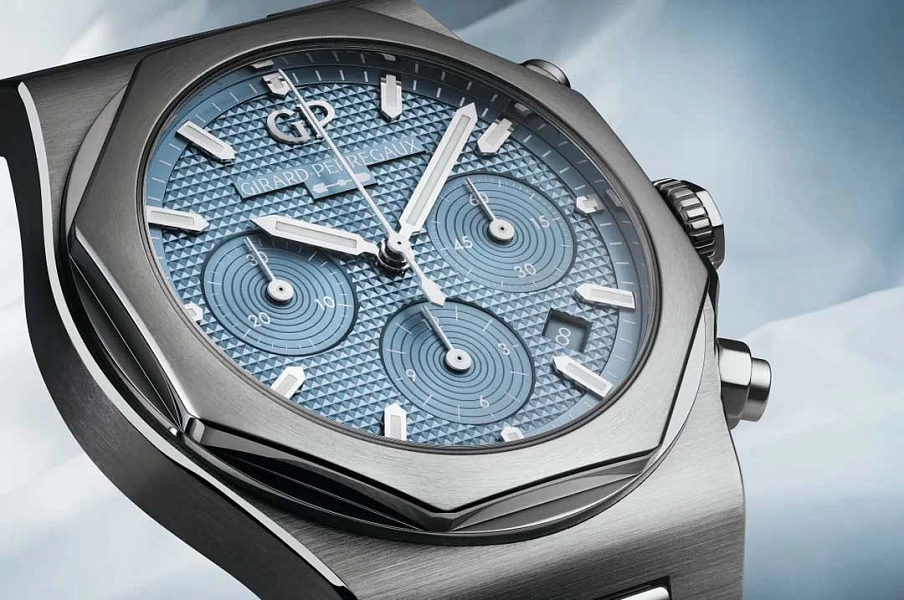 Girard-Perregaux Laureato Chronograph Eisblau 81020-11-3370-1GM