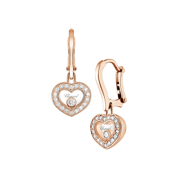 Gold-Ohrringe Chopard Happy Diamonds 83A054-5401