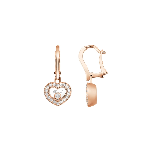 Gold-Ohrringe Chopard Happy Diamonds 83A054-5401