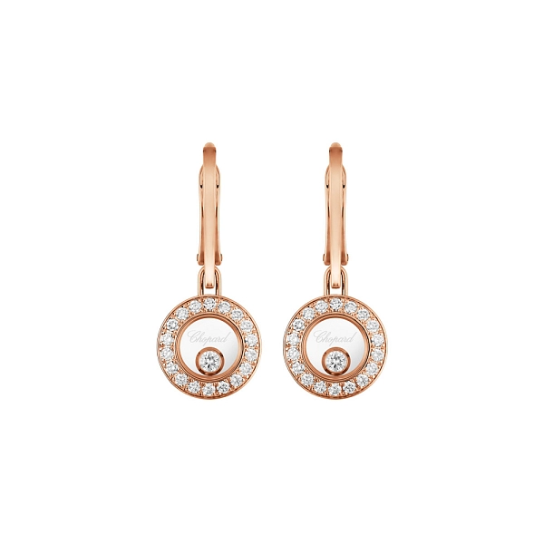 Gold-Ohrringe Chopard Happy Diamonds 83A017-5401