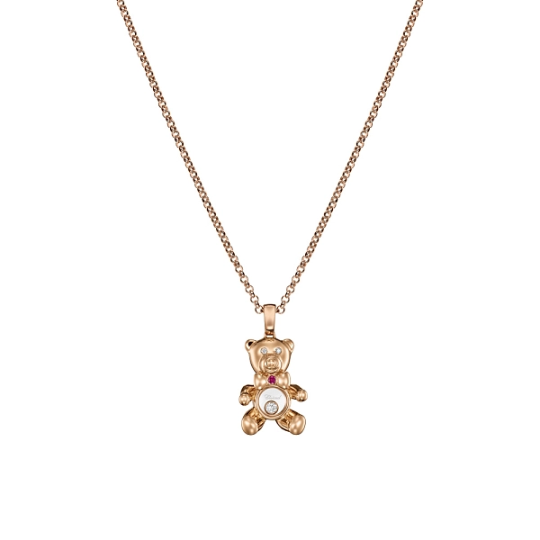Gold-Anhänger Chopard Happy Diamonds Teddybär 79A188-5001
