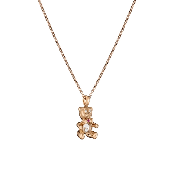 Gold-Anhänger Chopard Happy Diamonds Teddybär 79A188-5001