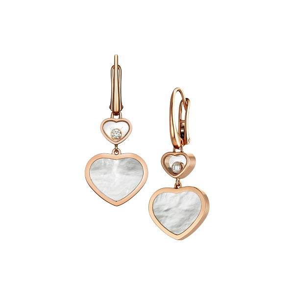 Gold-Ohrringe Chopard Happy Hearts 837482-5310