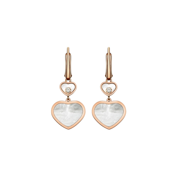 Gold-Ohrringe Chopard Happy Hearts 837482-5310