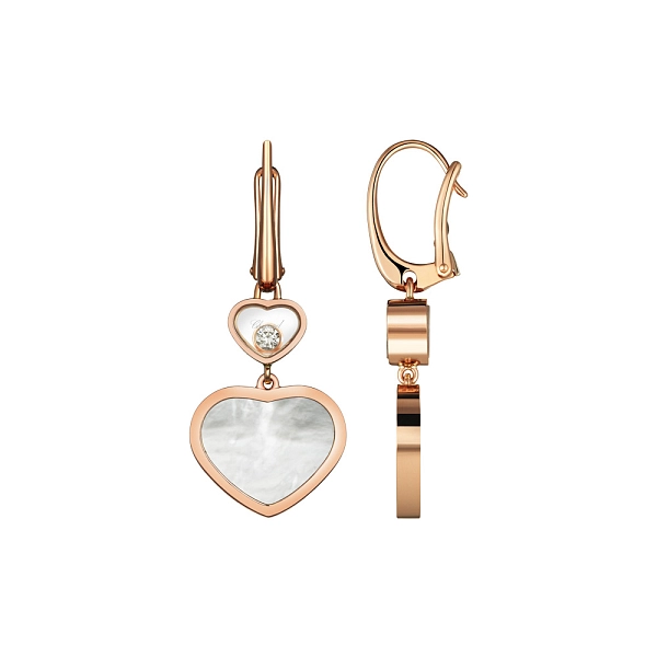 Gold-Ohrringe Chopard Happy Hearts 837482-5310