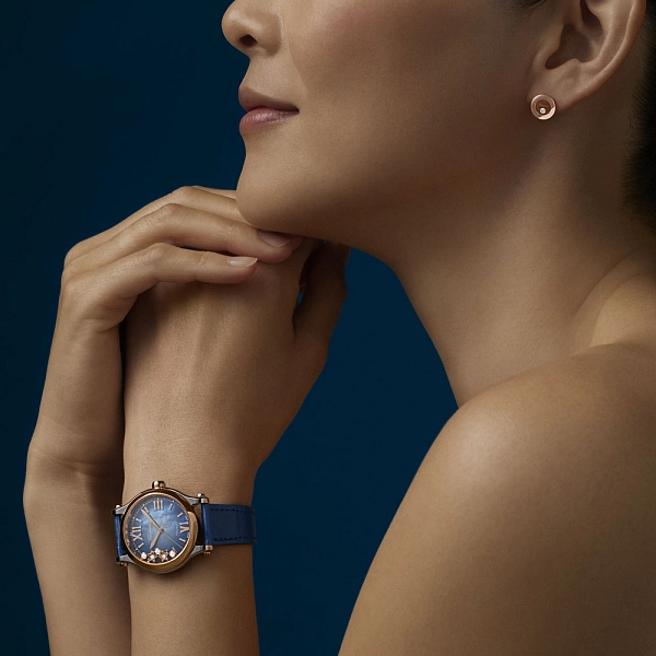 Gold-Ohrringe Chopard Happy Diamonds 83A017-5001