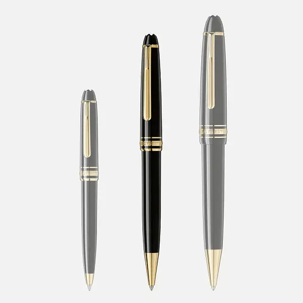 Montblanc Meisterstück Gold-beschichteter Kugelschreiber 132453