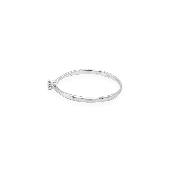 Gold Verlobungsring mit Zirkon