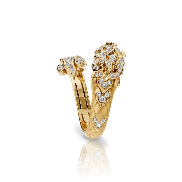 Ring Carrera Y Carrera Neu Shanghai Maxi Pave