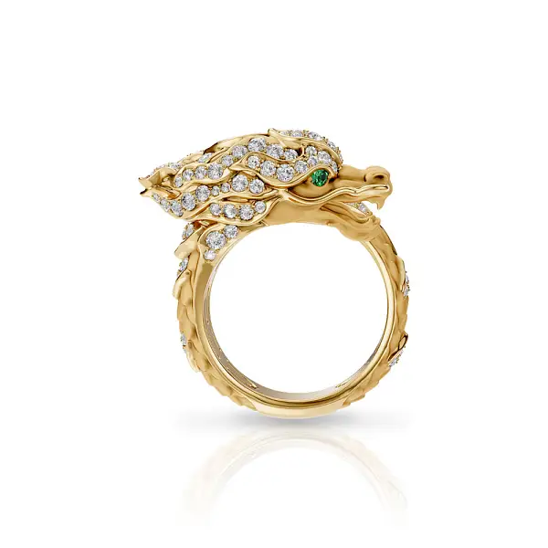Ring Carrera Y Carrera Neu Shanghai Maxi Pave