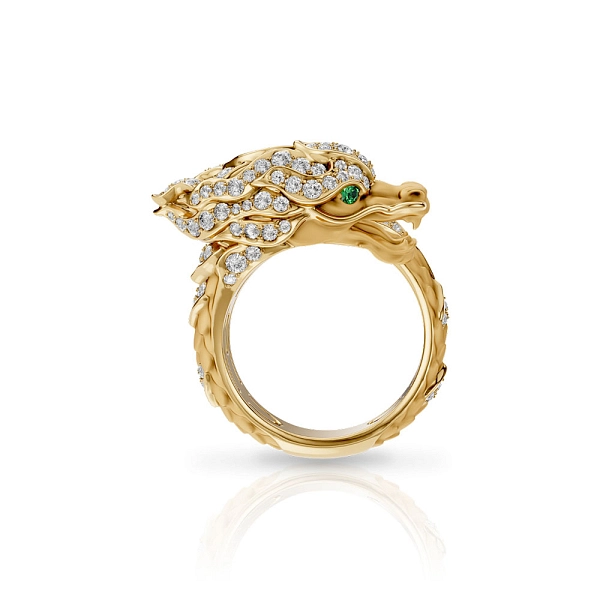 Ring Carrera Y Carrera Neu Shanghai Maxi Pave