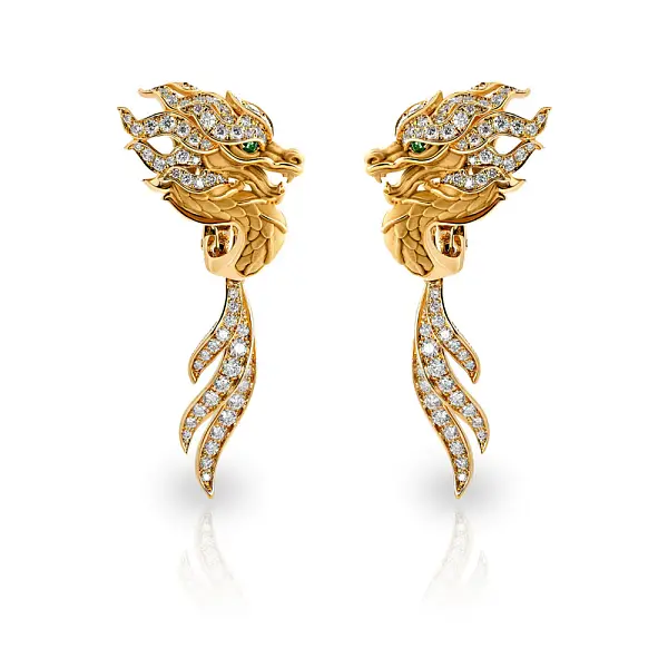 Ohrringe New Shanghai Maxi Pave