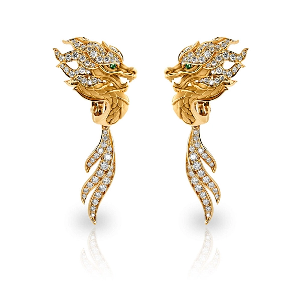 Ohrringe New Shanghai Maxi Pave