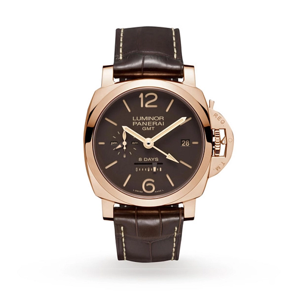 Luminor 1950 8 Tage GMT Rose Gold PAM 576