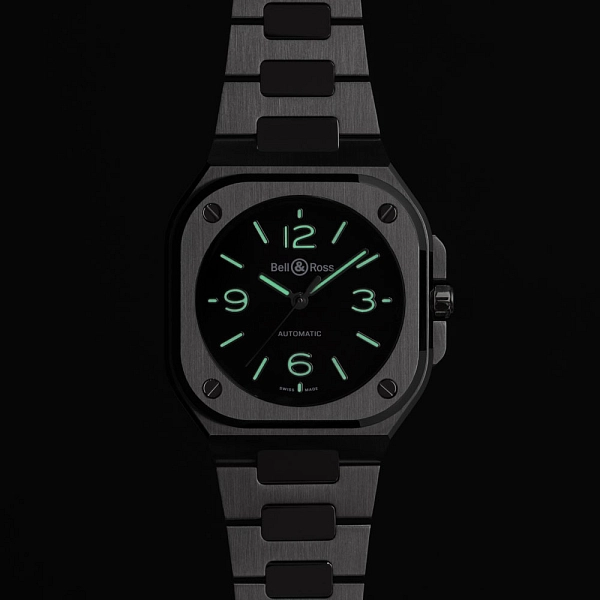 Bell & Ross BR-05 36mm Eisblau Stahl BR05A-S-BU-ST/SST