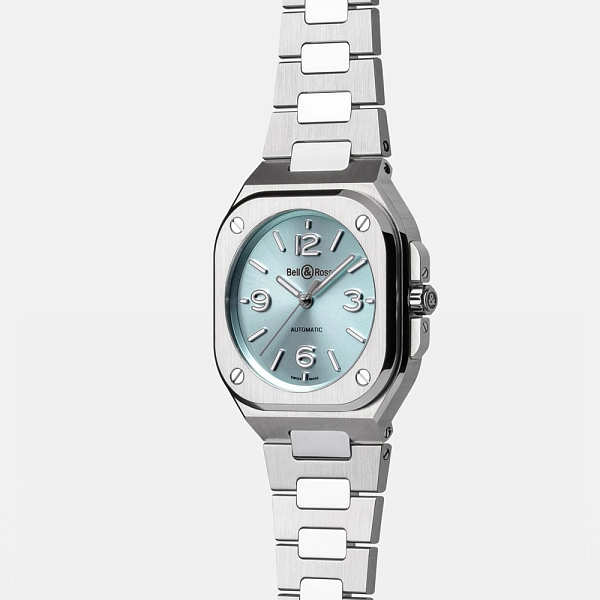 Bell & Ross BR-05 36mm Eisblau Stahl BR05A-S-BU-ST/SST