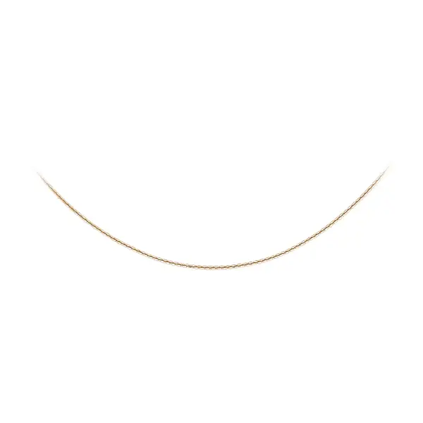 Minimalistische Ankerkette aus Gelbgold
