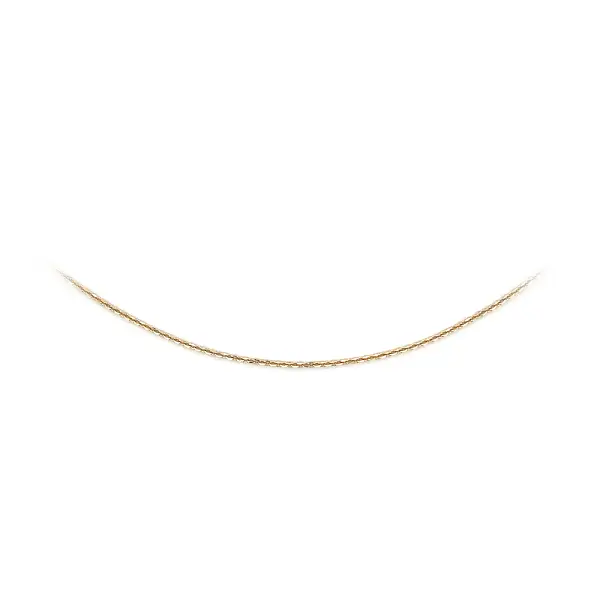 Minimalistische Ankerkette aus Gelbgold