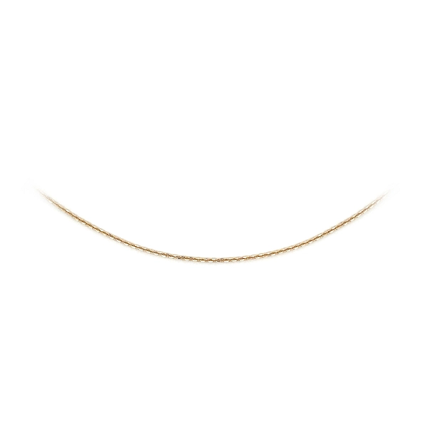 Minimalistische Ankerkette aus Gelbgold