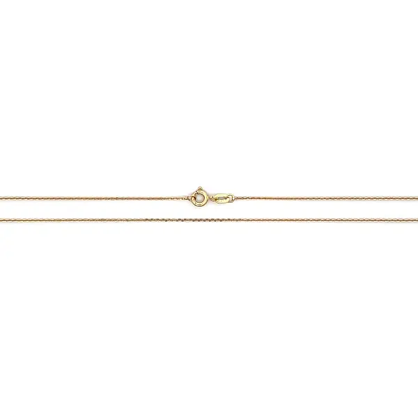 Minimalistische Ankerkette aus Gelbgold