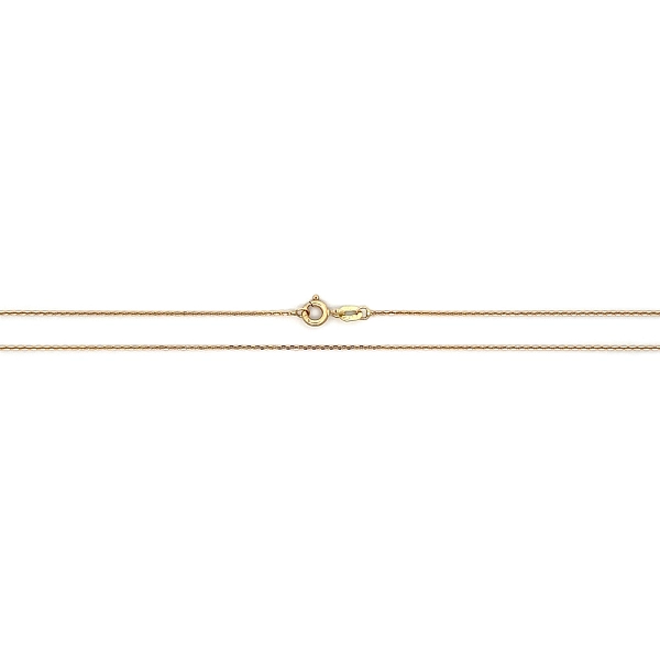 Minimalistische Ankerkette aus Gelbgold