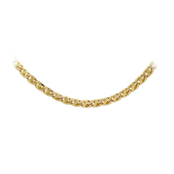 Gucci-Kette aus 14K Gelbgold, 51 cm