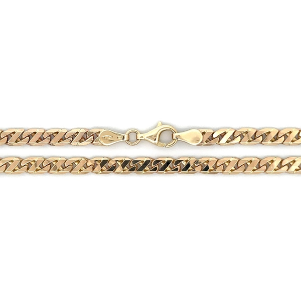 Gucci-Kette aus 14K Gelbgold, 51 cm