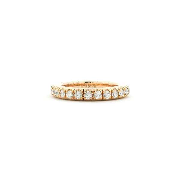 Eternity-Ring aus 18kt Roségold mit Diamanten 1,06 ct