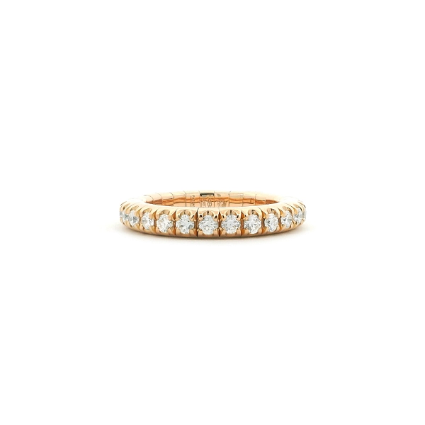 Eternity-Ring aus 18kt Roségold mit Diamanten 1,06 ct
