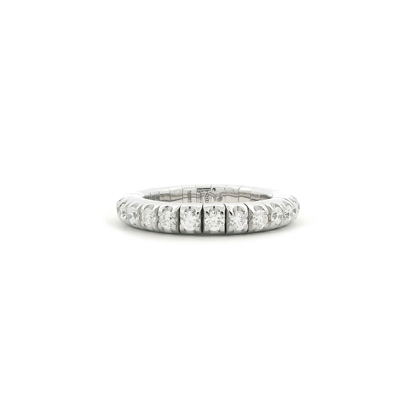 Eternity-Ring aus 18kt Weißgold mit Diamanten 1,04 ct