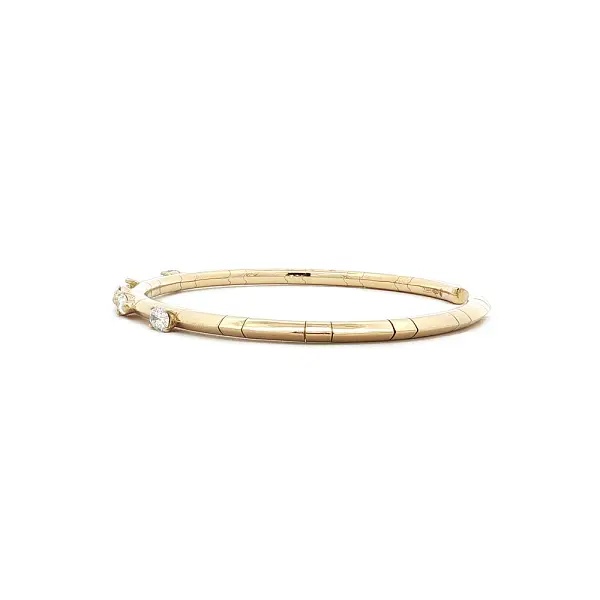 Diamant-Manschettenarmband aus 18kt Gelbgold, 0,79 ct