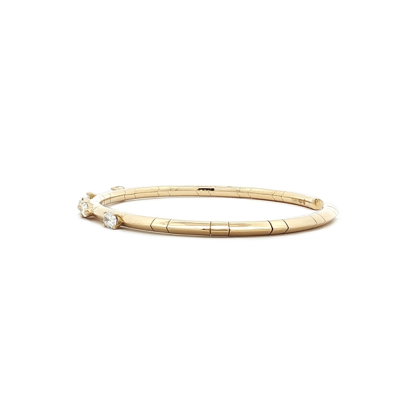 Diamant-Manschettenarmband aus 18kt Gelbgold, 0,79 ct