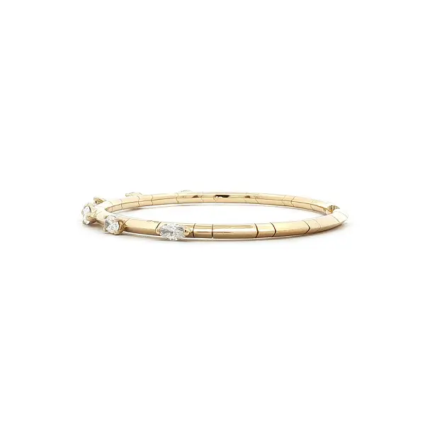 Diamant-Manschettenarmreif aus 18kt Gelbgold, 1,46 ct