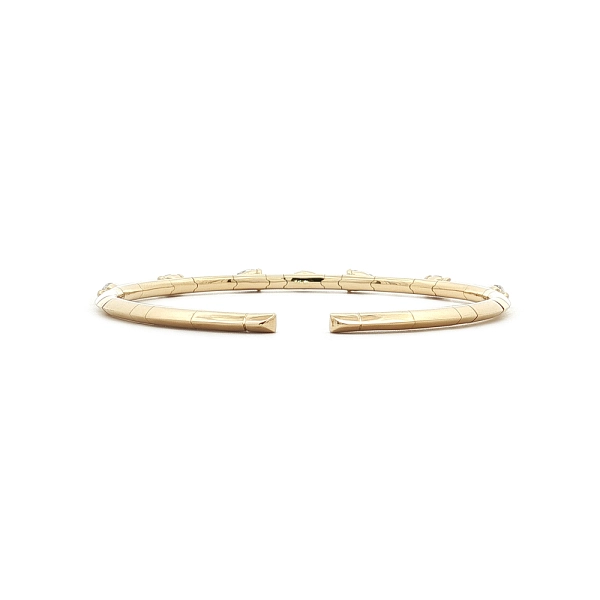 Diamant-Manschettenarmreif aus 18kt Gelbgold, 1,46 ct