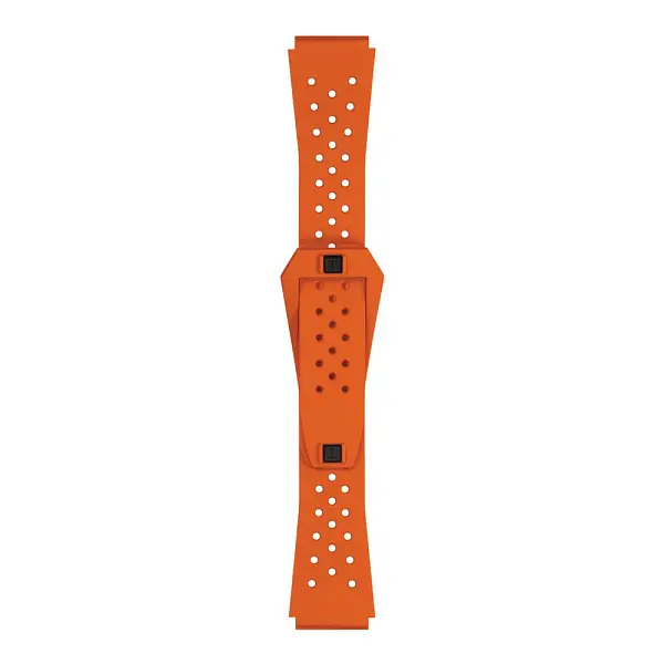 Orangenes Tissot Sideral 20 mm Gummiarmband T852.048.86