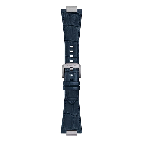 Blaues Tissot Lederarmband für PRX 42 mm T852.049.411