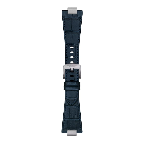 Blaues Tissot Lederarmband für PRX 40 mm T852.047.701