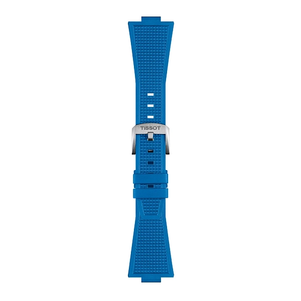 Blaues Tissot Gummiarmband für PRX 40 mm T852.049.577