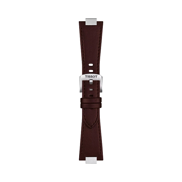 Braunes Tissot Lederarmband für PRX 35 mm T852.049.548