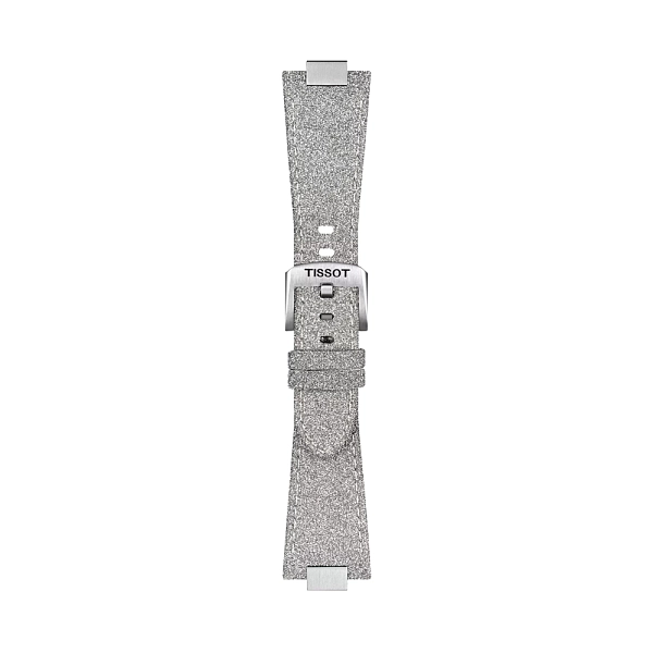 Graues Tissot Lederarmband für PRX 35 mm T852.049.550