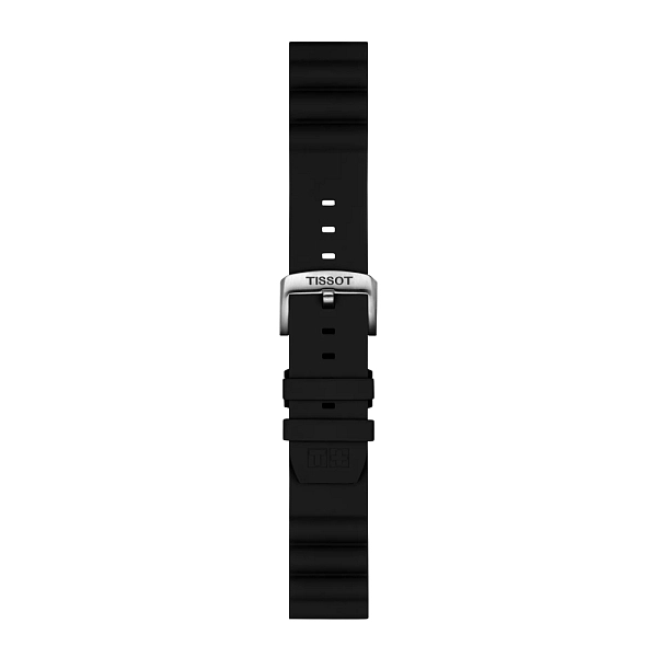 Schwarzes Tissot Silikonarmband 22 mm T852.047.179