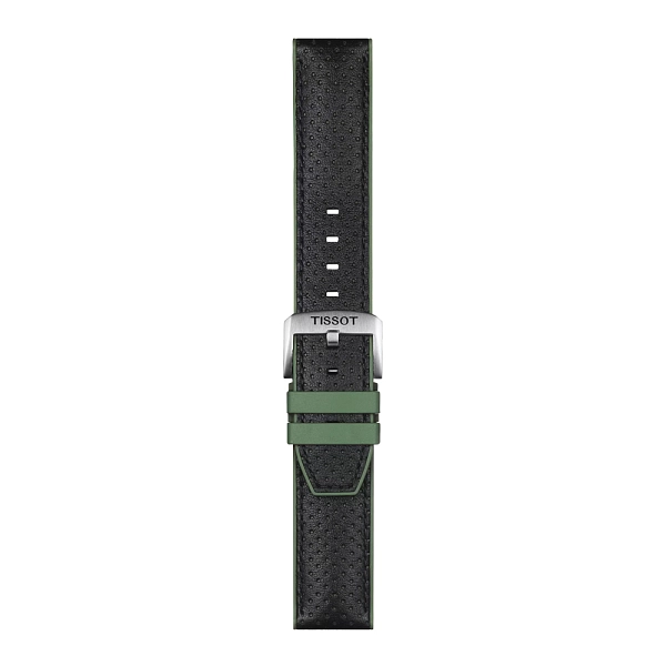 Grün-schwarzes Tissot Armband 22 mm T852.046.787
