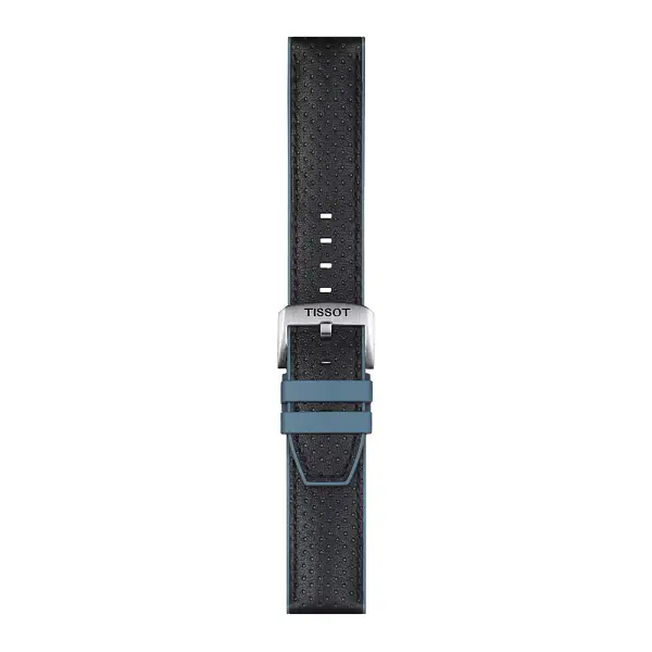 Blau-schwarzes Tissot Armband 22 mm T852.046.785