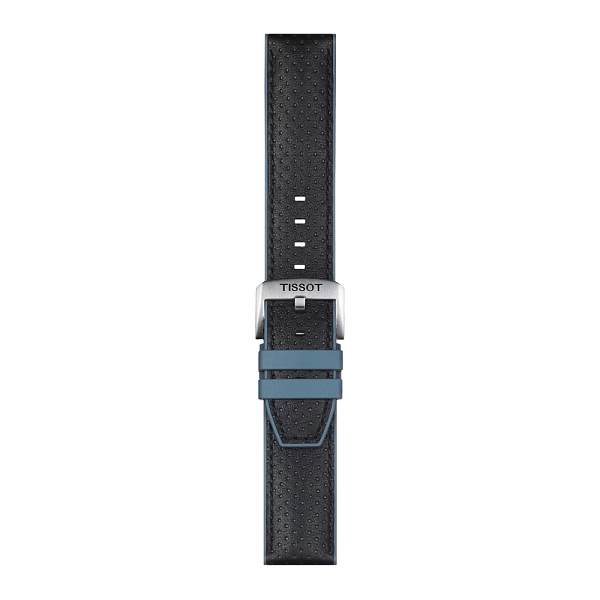 Blau-schwarzes Tissot Armband 22 mm T852.046.785